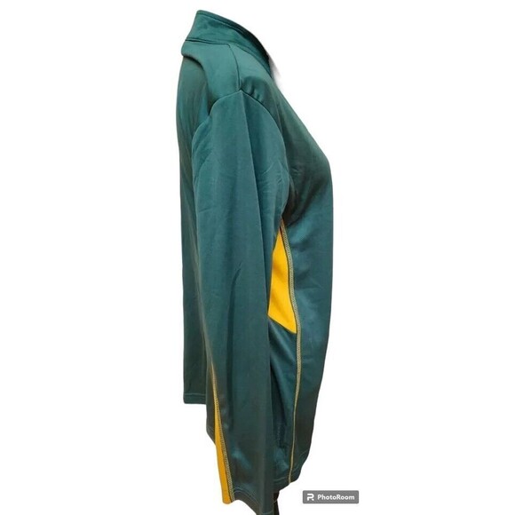 Green Bay Packers 1/4 Zip Poly Shirt Size Medium by Majestic - Picture 3 of 7
